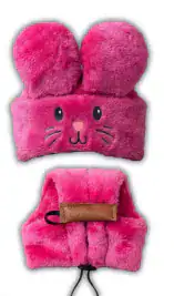 Gorro de felpa con orejitas