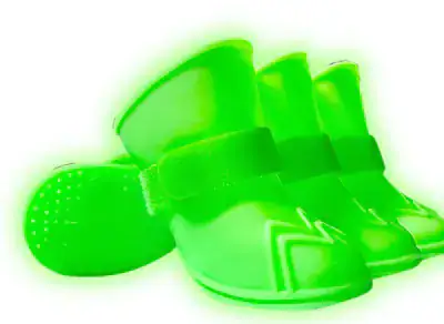 Zapato de jebe luminoso