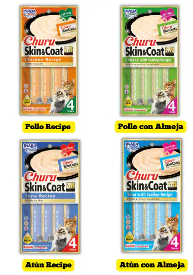 CHURU SKIN & COAT x4