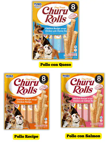 churu ROLLS perro x8