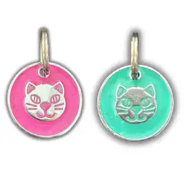 Placas de Metal CIRCULAR GATITO