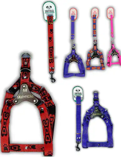 Arnés de Nylon Tip Top con Cuero