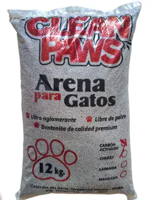 arena clean paws TIPO PERLAS