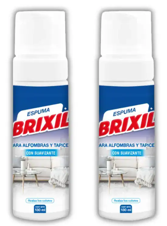 Espuma Brixil limpia alfombra