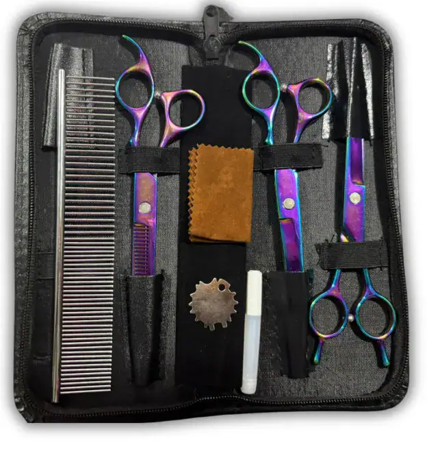 Kit completo de tijeras de colores