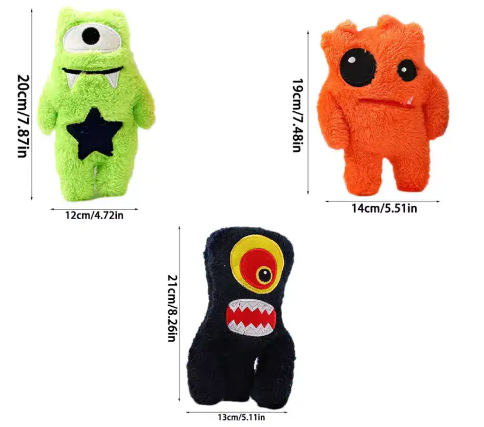 peluche monster felpa