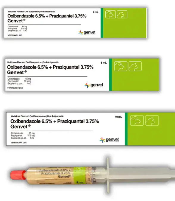 OXIBENDAZOLE 6.5% + PRAZIQUANTEL 3.75%