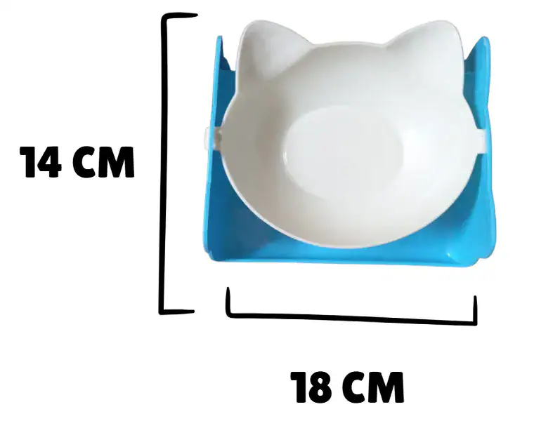 BOWL ACRILICO CON BASE PLOMA