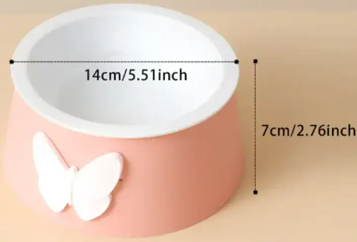 PLATO MELAMINE CON BASE MARIPOSA