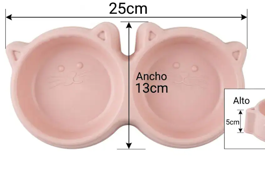 PLATO DOBLE CARA GATITO