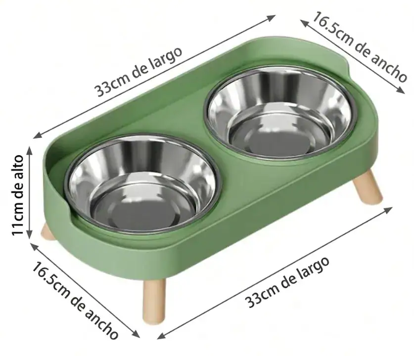 PLATO ELEVADO DOBLE PATITAS