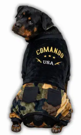 Enterizo comando felpa