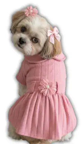 VESTIDO FLOR PERLA