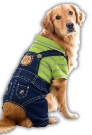Overol Jeans con Pique